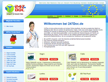 Tablet Screenshot of 247doc.de